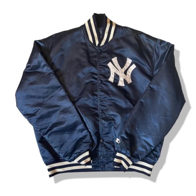 Lサイズ位）80s STARTER NY Yankees Nylon jacket | Vintage.City