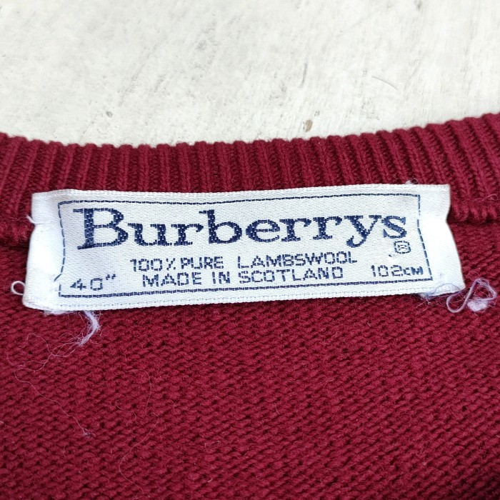 【80s90sスコットランド製】美品バーバリーBurberryセーター | Vintage.City 古着屋、古着コーデ情報を発信