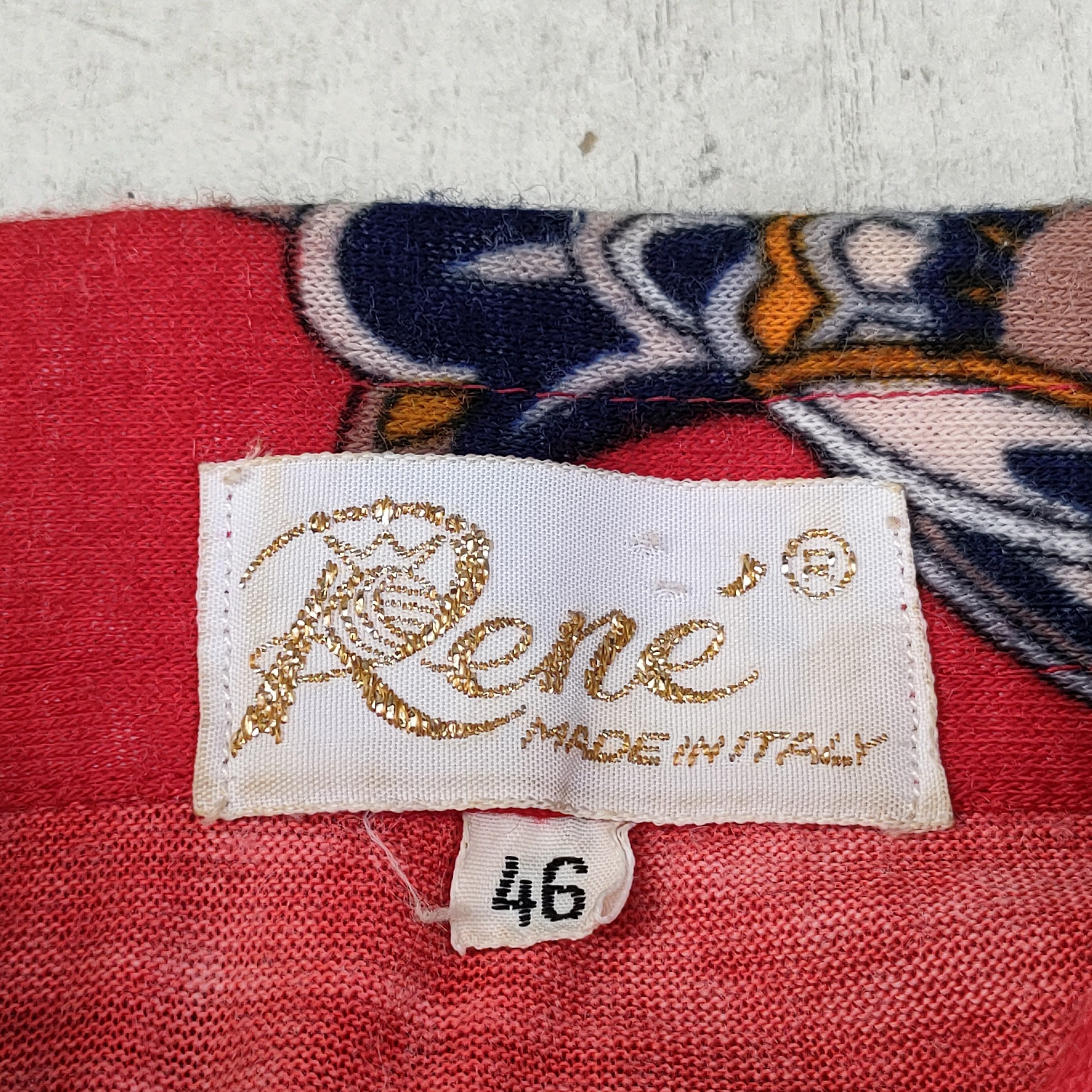 国産NEWイタリア製 ヨーロッパ 古着 刺繍 ステッチ デザイン ファイヤーマンジャケット ジャケット・アウター
