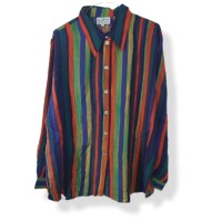 1980年代オールパターンストライプ。デザインシャツ。 | Vintage.City 古着屋、古着コーデ情報を発信