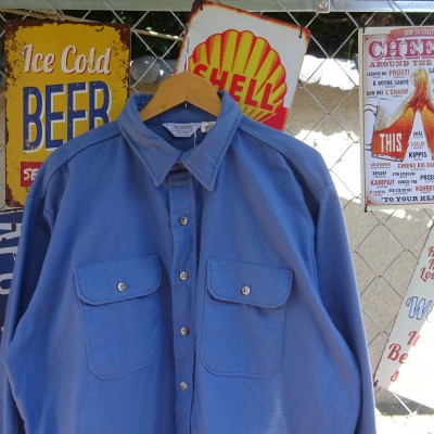 ファイブブラザー ネルシャツ XL ブルー USA製 胸ポケット ワークシャツ 8518 | Vintage.City 古着屋、古着コーデ情報を発信