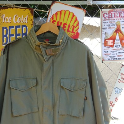 アルファインダストリーズ ミリタリージャケット XL カーキ フード 2WAY 8520 | Vintage.City 古着屋、古着コーデ情報を発信