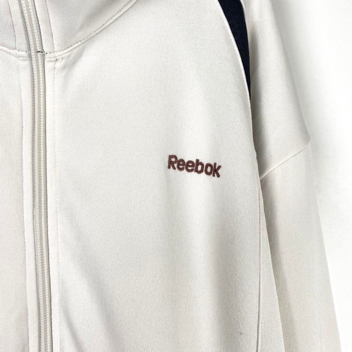 古着 Reebok ロゴ刺繍 トラックジャケット ジャージ ホワイト XL | Vintage.City 古着屋、古着コーデ情報を発信