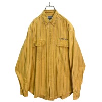 80-90s BUGLE BOY L/S cotton stripe shirt | Vintage.City 古着屋、古着コーデ情報を発信