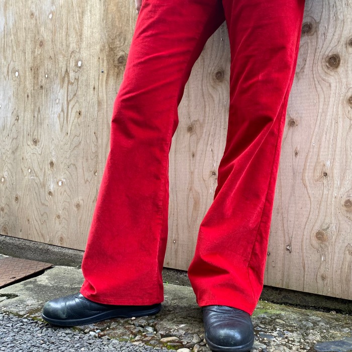 90s~00s / 《GAP》red corduroy flare pants オールドギャップ ...