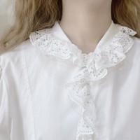 used euro 2way lace blouse | Vintage.City 古着屋、古着コーデ情報を発信