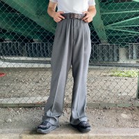 90's / polyester grey slacks | Vintage.City 古着屋、古着コーデ情報を発信