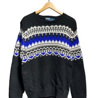 90s Polo  Ralph Lauren ポロ ラルフローレン knit sweater ニット セーター デザイン | Vintage.City 古着屋、古着コーデ情報を発信
