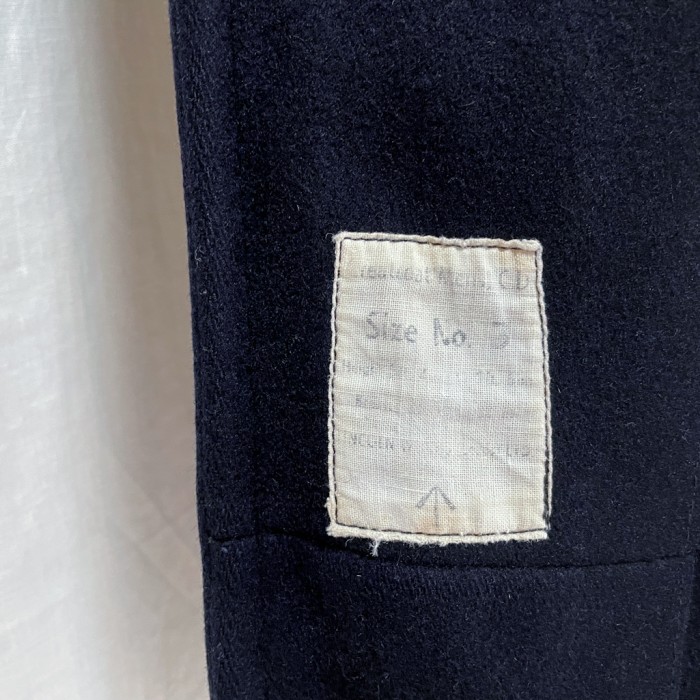 50s イギリス軍 CD ダブルブレスト グレートコート Size 3 ロングコート ネイビー | Vintage.City 古着屋、古着コーデ情報を発信
