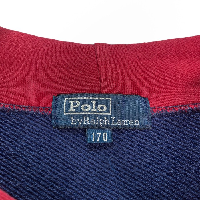 90s POLO by Ralph Lauren bi-color sweat hoodie | Vintage.City 古着屋、古着コーデ情報を発信
