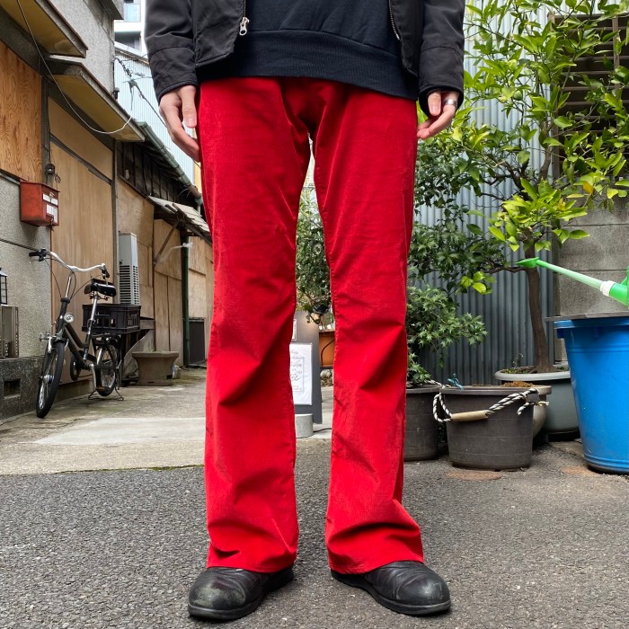 90s~00s / 《GAP》red corduroy flare pants オールドギャップ
