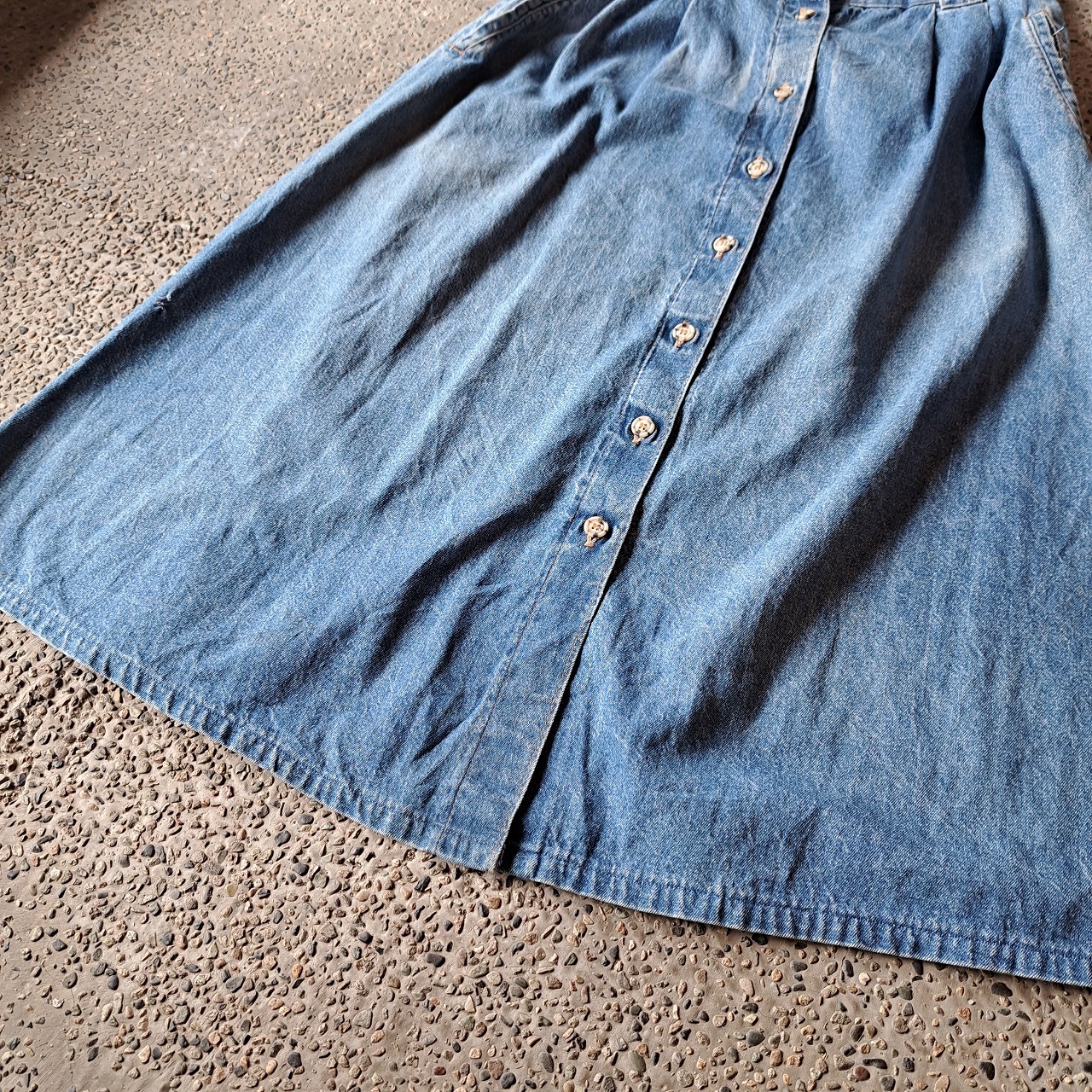 アメリカ製 デニムロングスカート used [206028] | Vintage.City