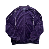 1990's John Blair / velour track jacket #C710 | Vintage.City 古着屋、古着コーデ情報を発信