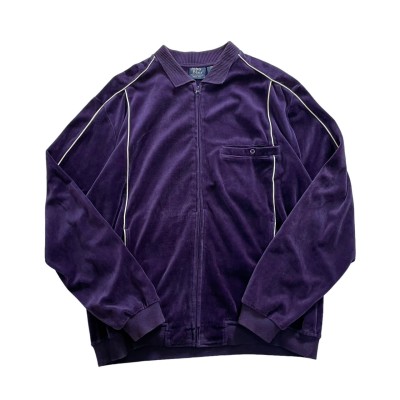 1990's John Blair / velour track jacket #C710 | Vintage.City 古着屋、古着コーデ情報を発信