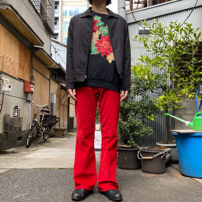 90s~00s / 《GAP》red corduroy flare pants オールドギャップ