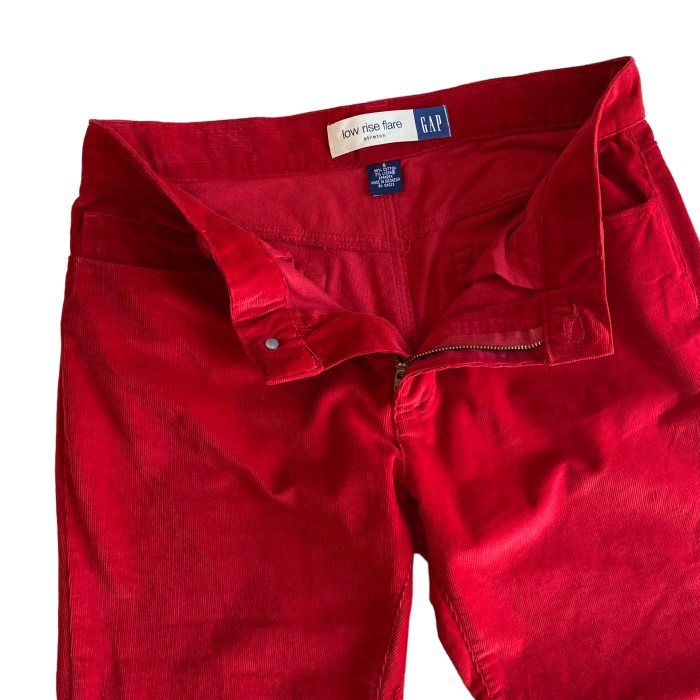 90s~00s / 《GAP》red corduroy flare pants オールドギャップ ギャップ oldgap フレアパンツ | Vintage.City 古着屋、古着コーデ情報を発信