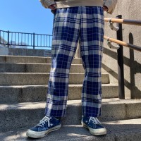 80's~ /《BROOKS BROTHERS》blue check pants | Vintage.City 古着屋、古着コーデ情報を発信
