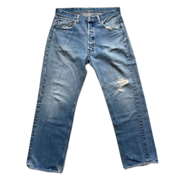 70's Levi's 501 66前期 Vintage Denim Pants W34×L30 赤耳 古着 us ...