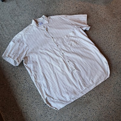 バンドカラー ストライプ チロリアンシャツ used [207146] | Vintage.City 古着屋、古着コーデ情報を発信