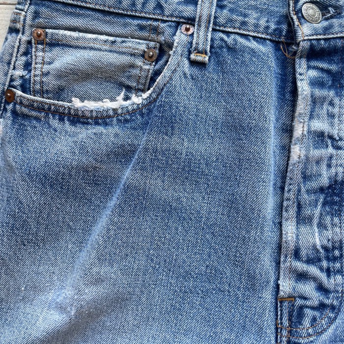 70's Levi's 501 66前期 Vintage Denim Pants W34×L30 赤耳 古着 us