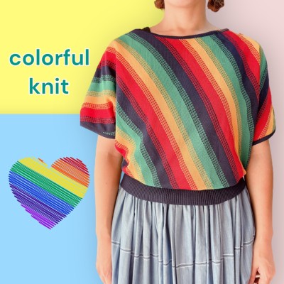 colorful knit | Vintage.City 古着屋、古着コーデ情報を発信