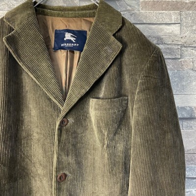 BURBERRY Corduroy single jacket khaki | Vintage.City 古着屋、古着コーデ情報を発信