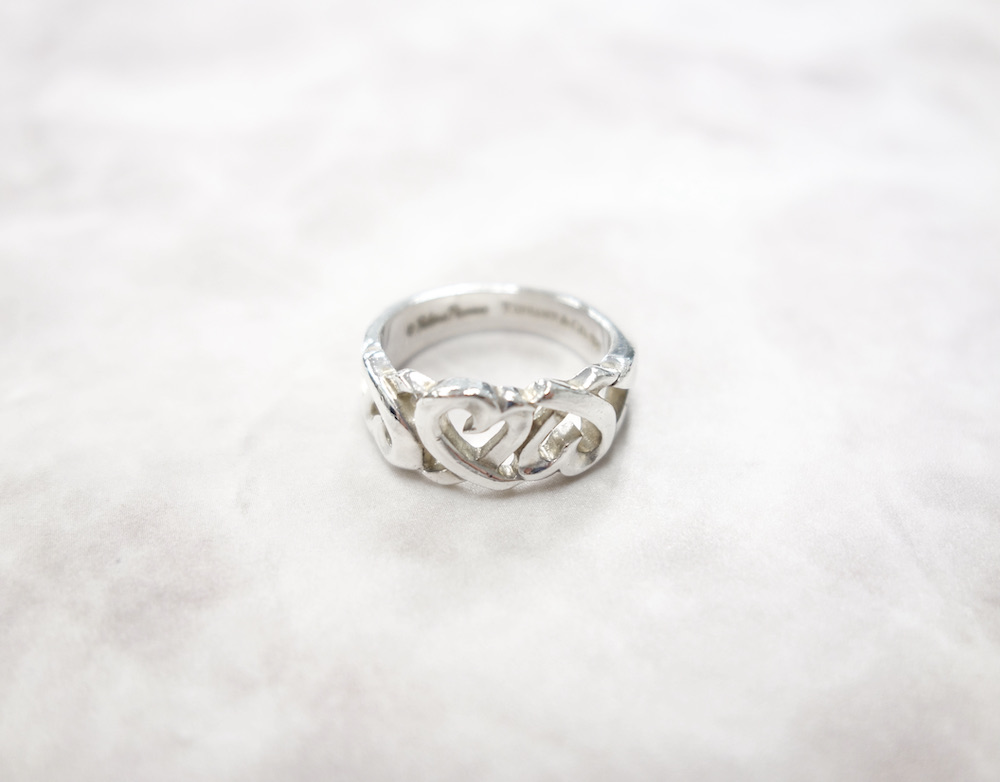 Tiffany & Co ティファニー トリプルラビングハート リング 指輪 