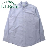 L.L.Bean オックスフォード ボタンダウンシャツ 15 1/2 - 34 ブルー コットン WRINKLE RESISTANT 0VV73 | Vintage.City 古着屋、古着コーデ情報を発信