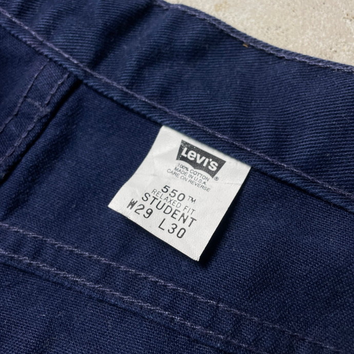 USA製 90年代 Levi's リーバイス 550 RELAXED FIT STUDENT カラー ...