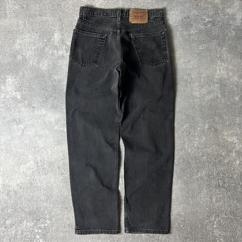 00s Levis 550 0260 ブラック デニム パンツ 30 30 / 00年代