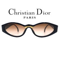Christian Dior ドイツ製 サングラス レクタンギュラ ブラック CDロゴ 2604 90 57⬜︎14 オールド ヴィンテージ | Vintage.City 古着屋、古着コーデ情報を発信