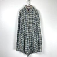 90s CHAPS ラルフローレン チェックシャツ モスグリーン L S229 | Vintage.City 古着屋、古着コーデ情報を発信