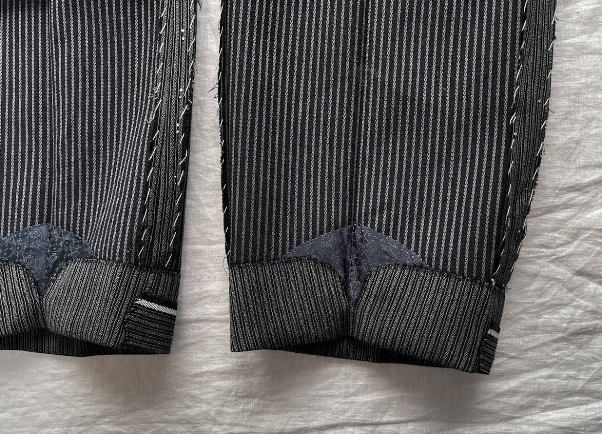 30s 40s ユーロ ヴィンテージ 針刺し シンチバック ウール ドレスパンツ W32 ブラック フランス軍 イギリス軍 アンティーク フレンチ |  Vintage.City