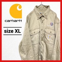 90s 古着 カーハート BDシャツ オーバーサイズ 企業ロゴ XL | Vintage.City 빈티지숍, 빈티지 코디 정보