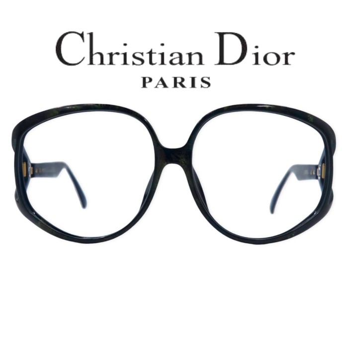 Christian Dior ドイツ製 オールド サングラス 伊達メガネ CD