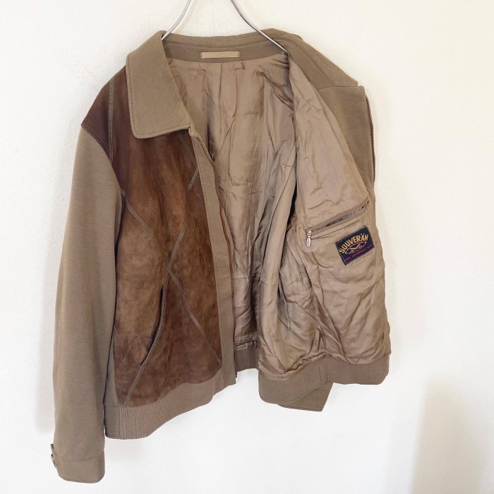 Euro Vintage Leather Bomber jacketユーロヴィンテージ