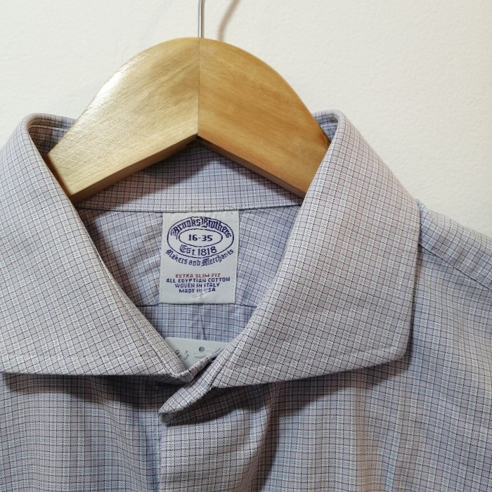 Brooks Brothers check design shirt(made in USA) | Vintage.City 古着屋、古着コーデ情報を発信