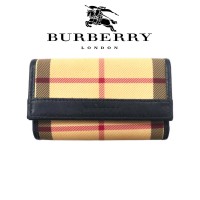 BURBERRY イタリア製 6連 キーケース ベージュ ノバチェック PVC レザー | Vintage.City 古着屋、古着コーデ情報を発信