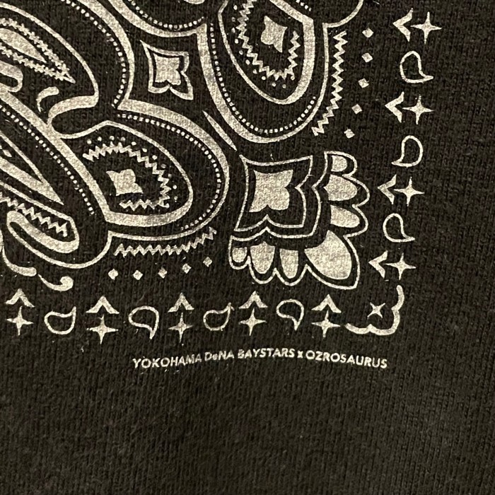 レア YOKOHAMA DeNA BAYSTARS × OZROSAURUS × STARTER BLACK LABEL コラボレーションTシャツ ブラック Lサイズ | Vintage.City 빈티지숍, 빈티지 코디 정보