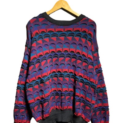 Roberi Banks knit sweater ウール ニット セーター デザイン | Vintage.City 古着屋、古着コーデ情報を発信