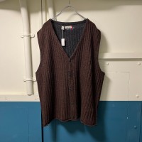 lambwool knit vest | Vintage.City 古着屋、古着コーデ情報を発信