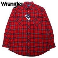 Wrangler 90年代 タータンチェック ウエスタンシャツ XLT レッド コットン スナップボタン デッドストック 未使用品 | Vintage.City 古着屋、古着コーデ情報を発信