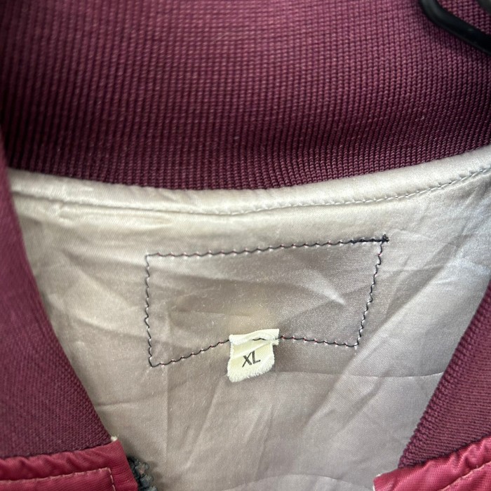 アラスカ ナイロンジャケット ブルゾン ジップアップ デザイン 刺繍 XL