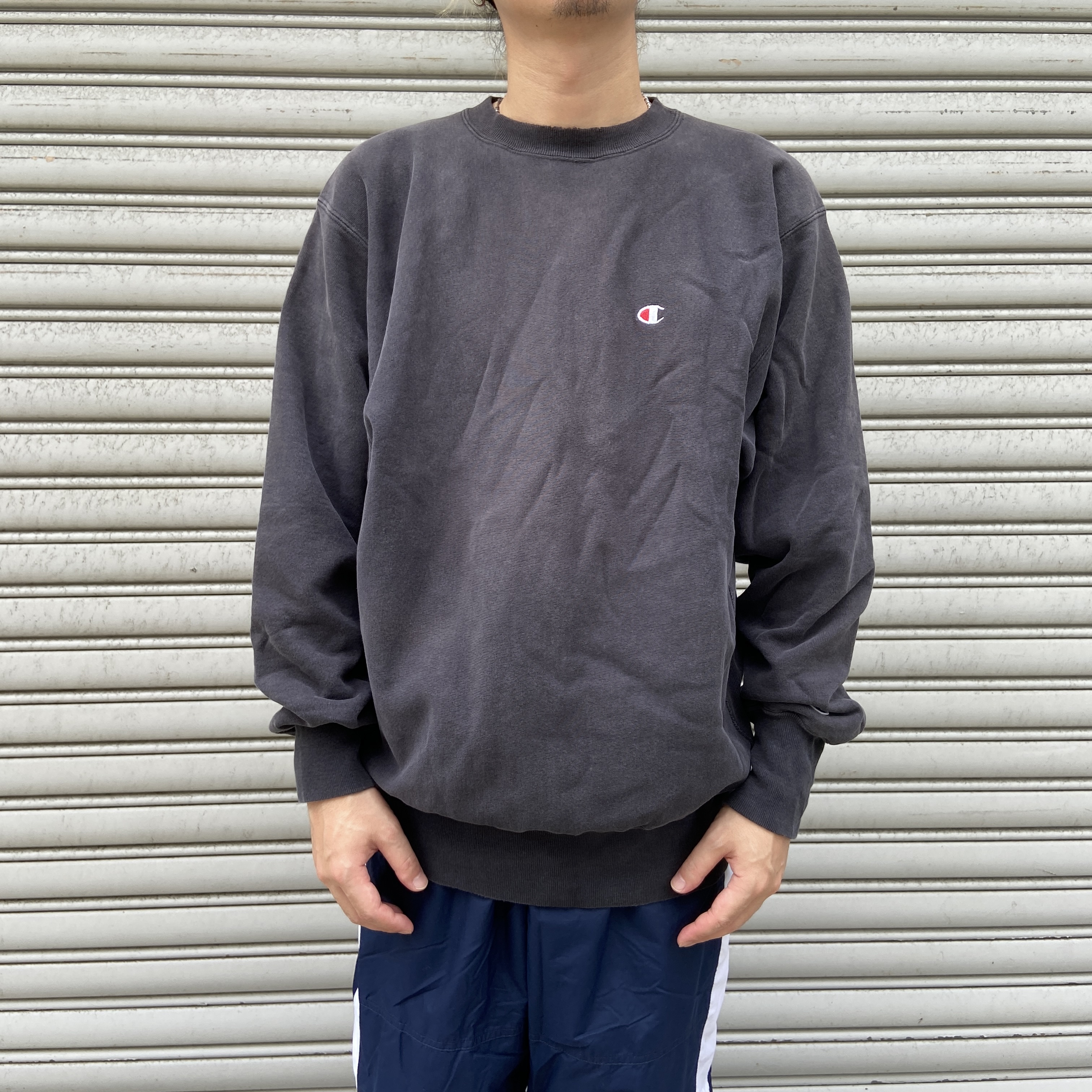 90s USA製 Champion リバースウィーブスウェット 黒 スミ黒 XL | Vintage.City