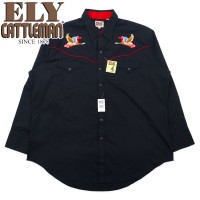 ELY CATTLEMAN 70年代 ウエスタンシャツ XXL ブラック コットン スーベニア 刺繍 デッドストック 未使用品 | Vintage.City 古着屋、古着コーデ情報を発信