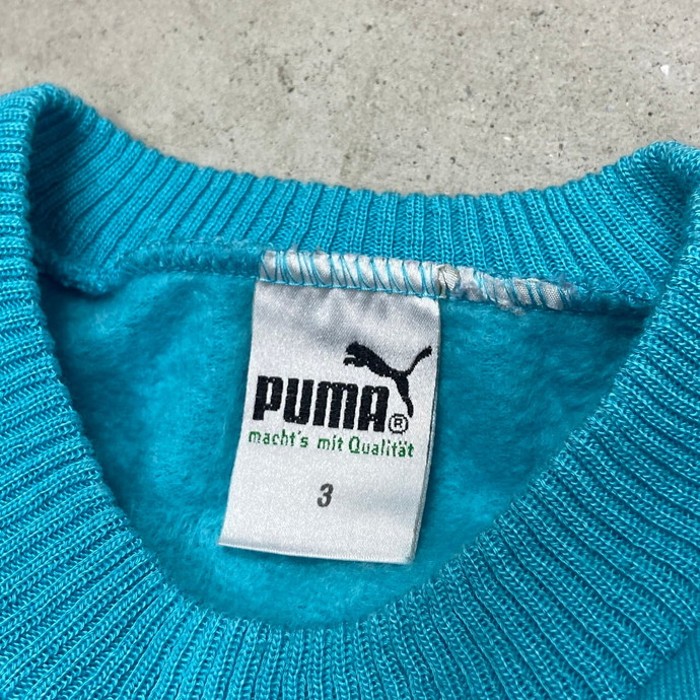 80年代 フランス製  puma プーマ 切替デザイン アクリルスウェットシャツ メンズL相当 | Vintage.City 빈티지숍, 빈티지 코디 정보