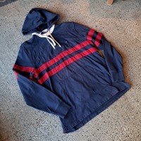 TOMMY HILFIGER フード付き ラガーシャツ used [208077] | Vintage.City 古着屋、古着コーデ情報を発信