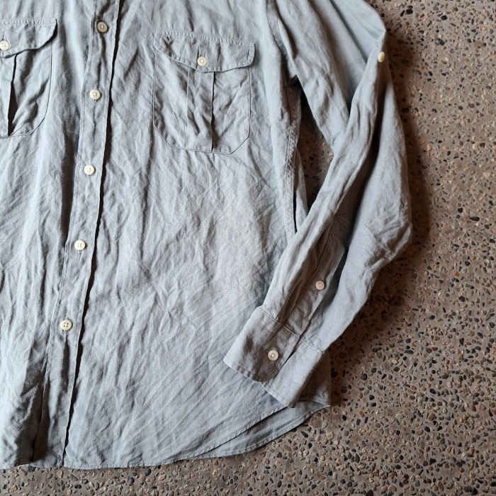 J.CREW リネンシャツ used [208071] | Vintage.City 古着屋、古着コーデ情報を発信