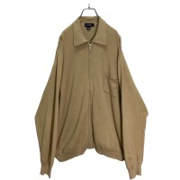 90-00s J.CREW zip-up cotton rib knit jacket | Vintage.City 古着屋、古着コーデ情報を発信