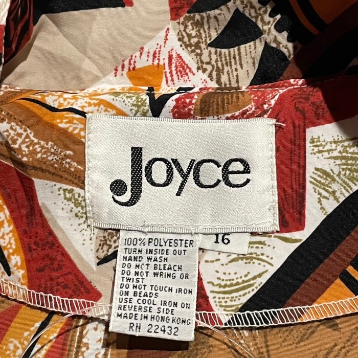 80-90s Joyce 総柄　マオカラー　ナイロンジャケット　レディース　C392 | Vintage.City 古着屋、古着コーデ情報を発信